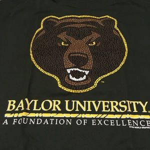 NWT Baylor University Bears mosaic T-shirt